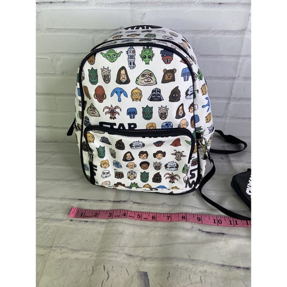 Star Wars Crew All Over Print Faux Leather Mini Backpack Bag With Coin Purse NEW main image 11